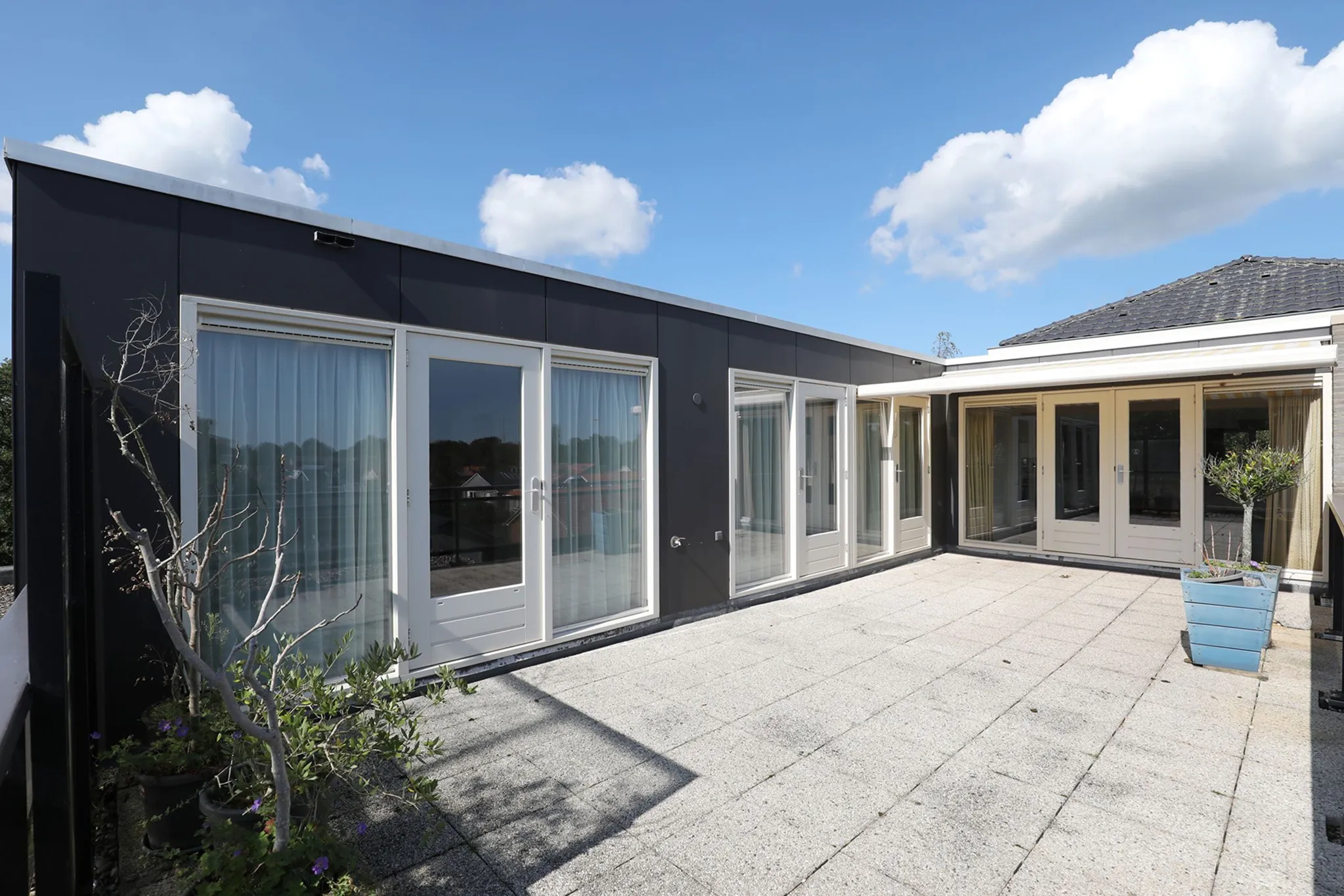 voor en na dakterras