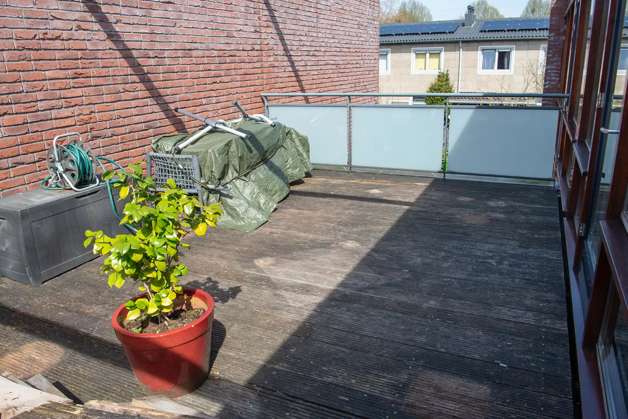 voor en na dakterras in den dolder