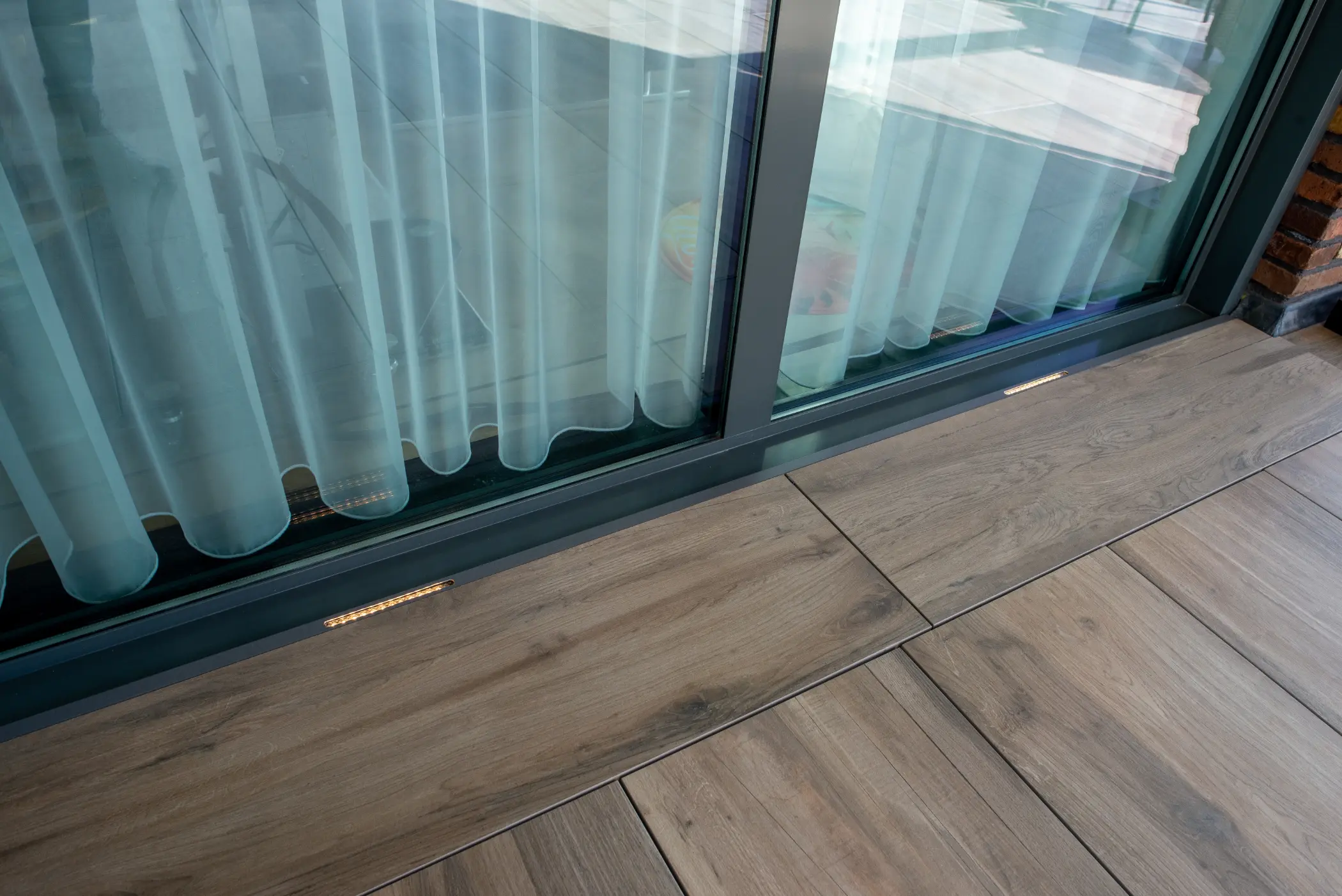 verlichting strips op balkon