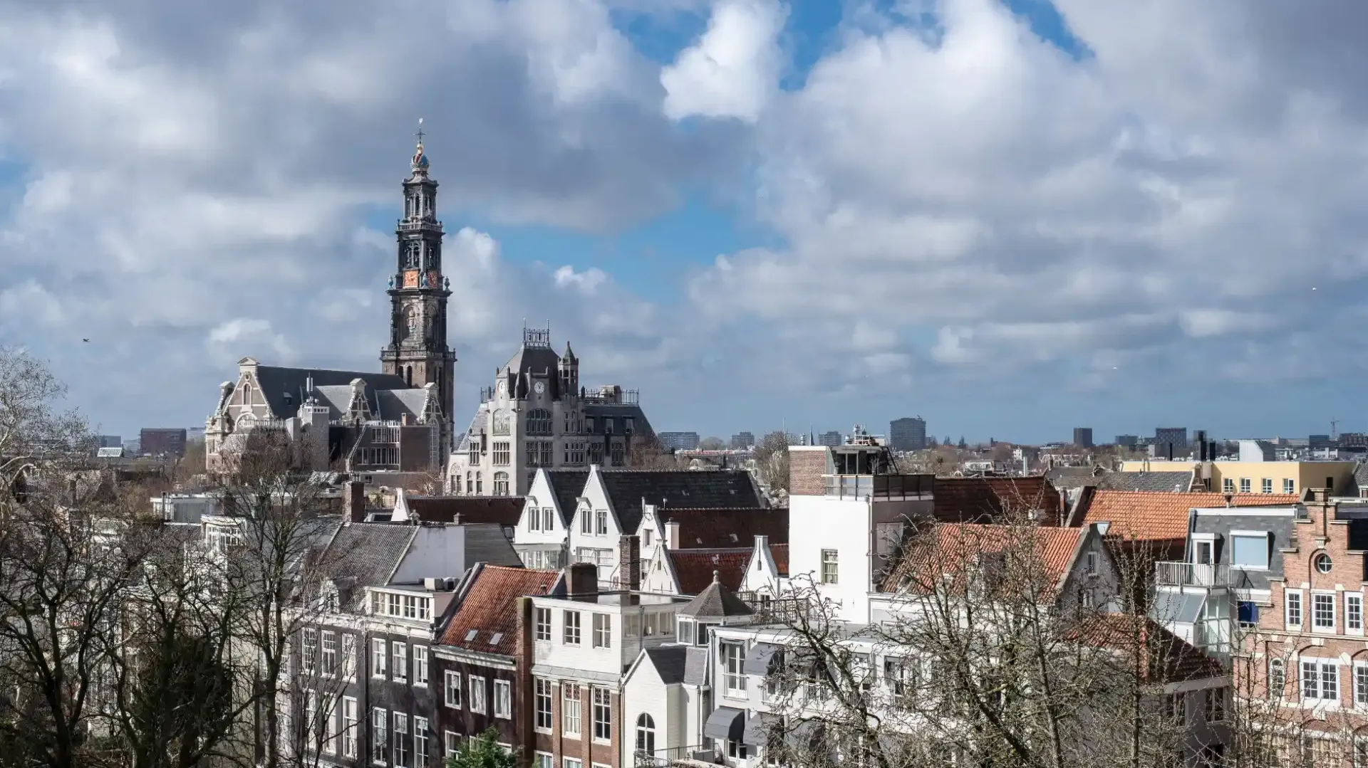 amsterdam centrum vanaf dakterras