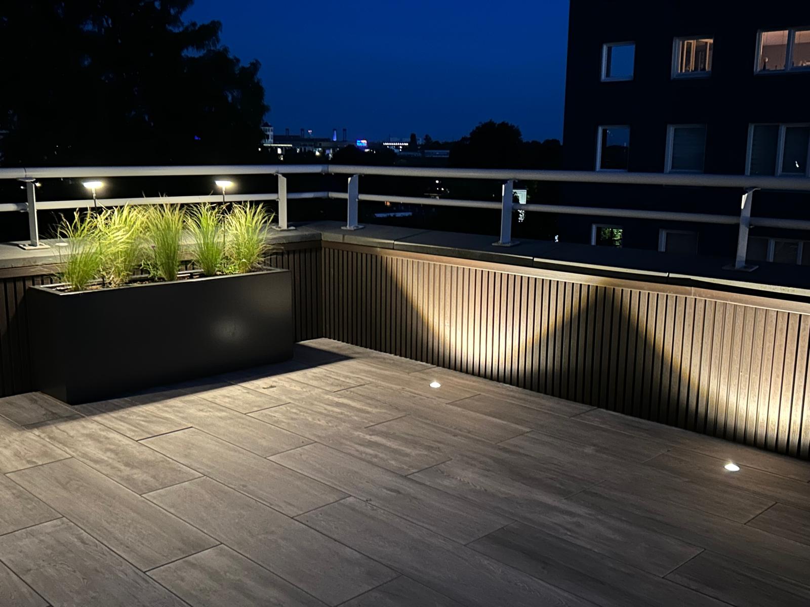 wandbekleding verlicht
