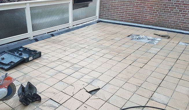 Grote renovatie dakterras in Scheveningen