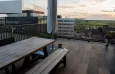 Dakterras Den Bosch met twee soorten tegels