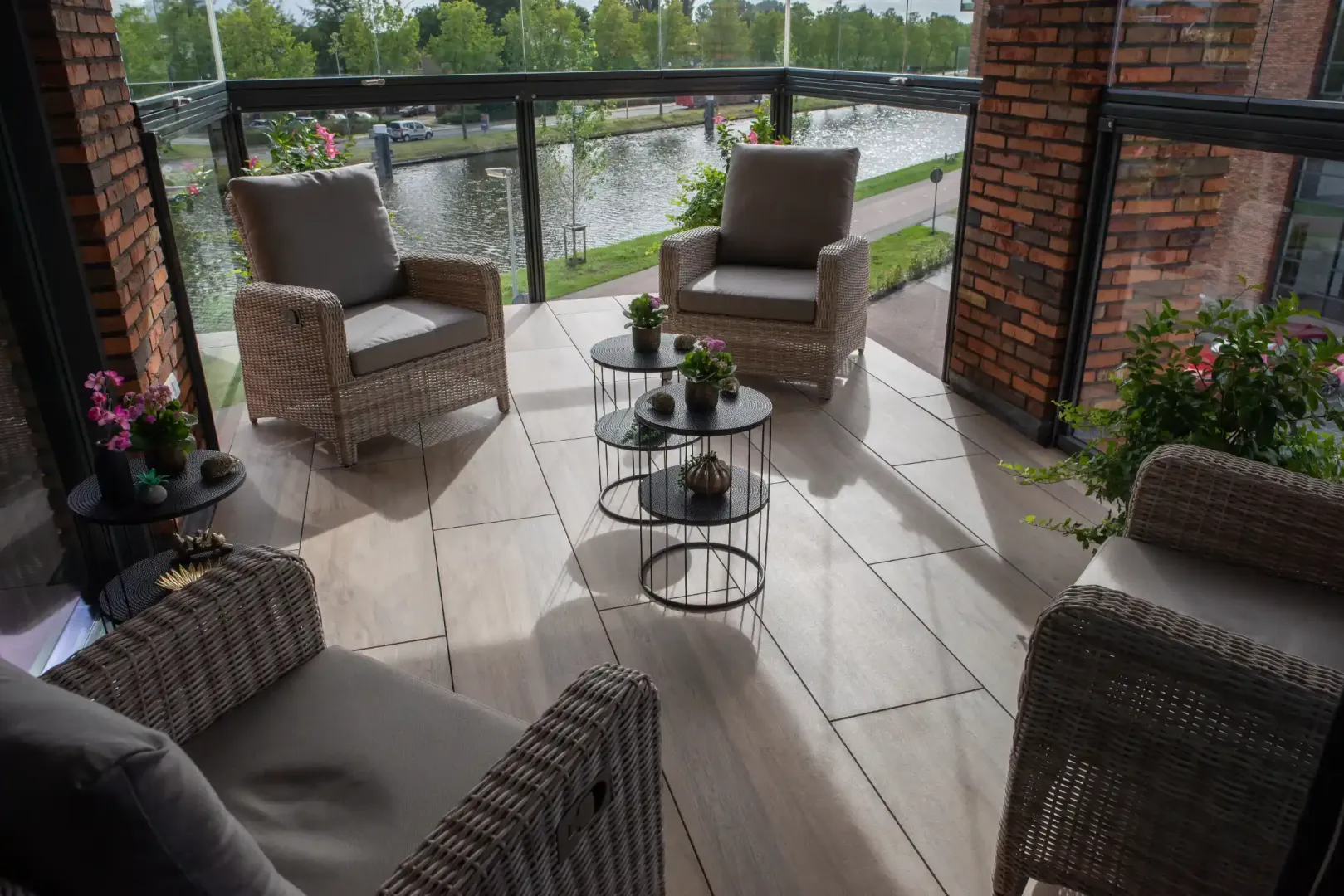 Inpandig balkon