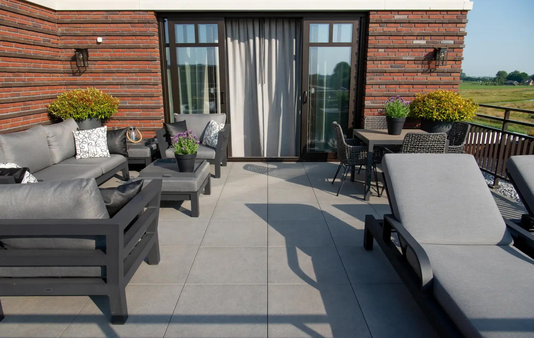 Dakterras bij nieuwbouw in Amersfoort