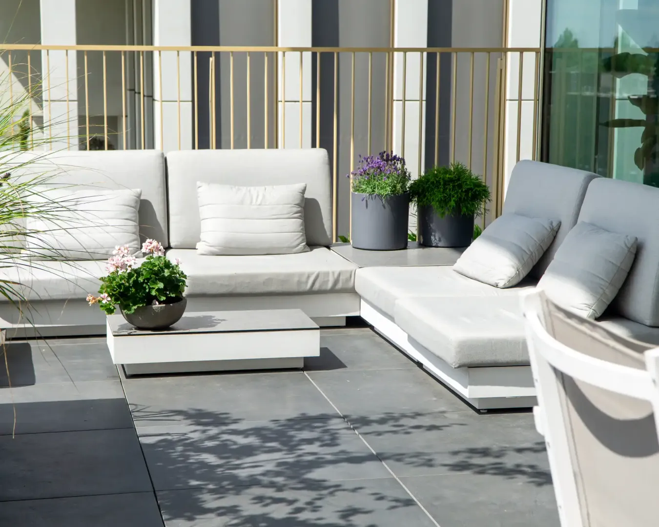 Terras bij penthouse in Utrecht
