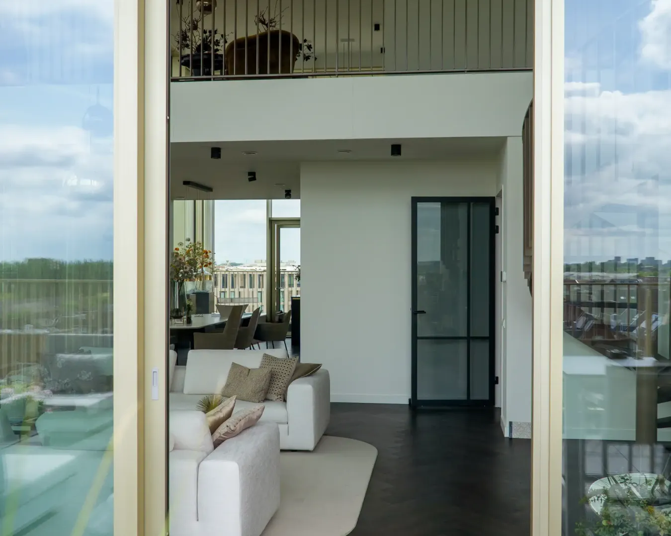 Terras bij penthouse in Utrecht