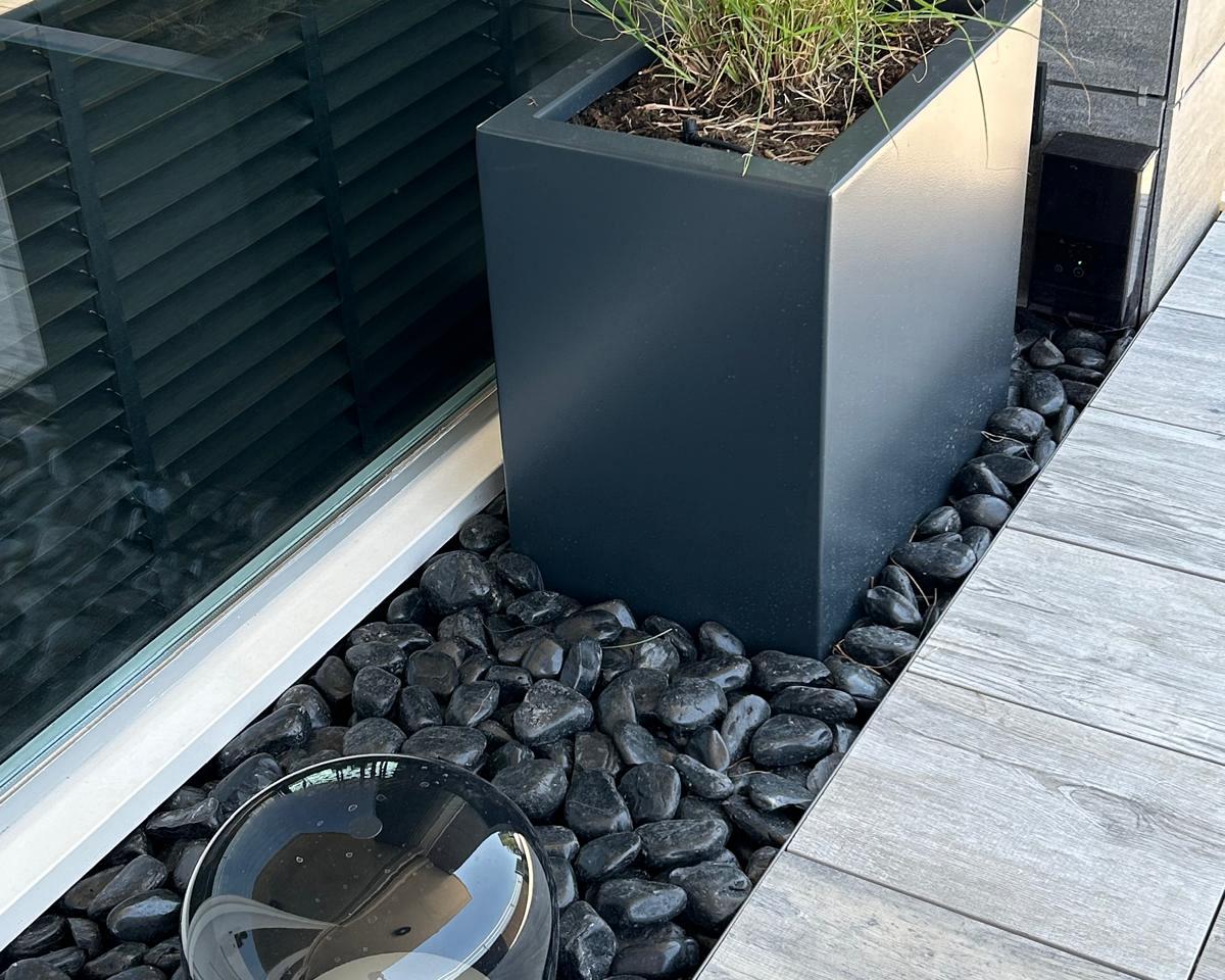 Eigentijdse dakterras in Hengelo