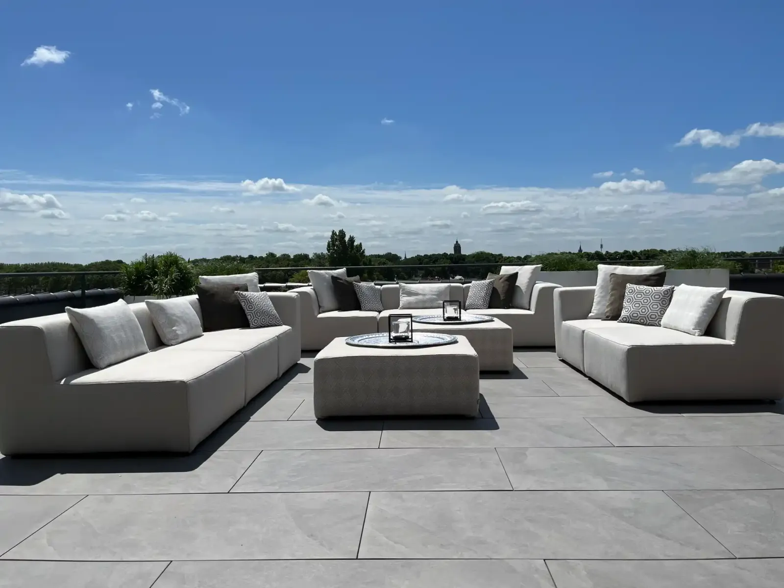 luxe dakterrasvloer in grijs