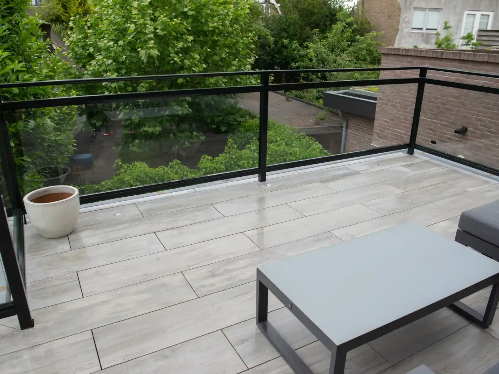 dakterras op plat dak