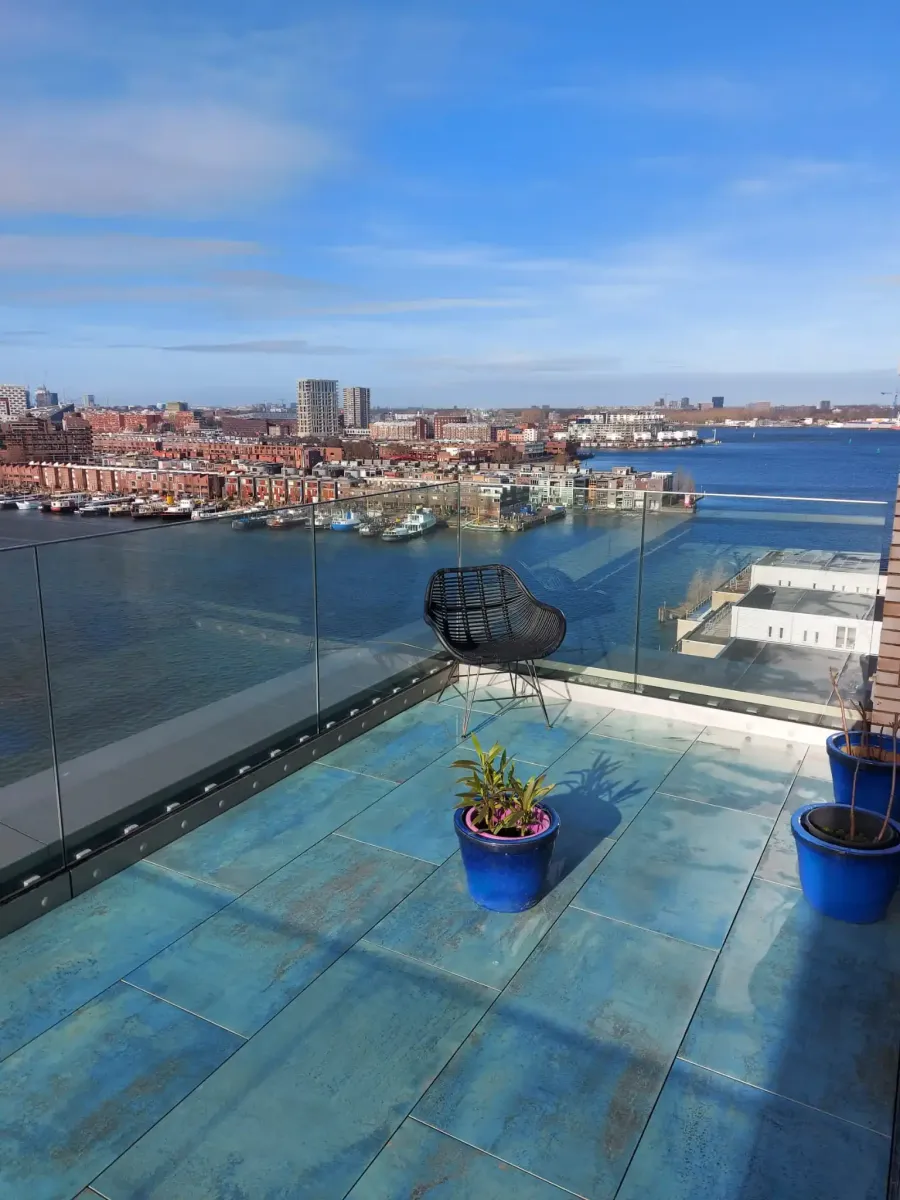 dakterras met unieke vloer