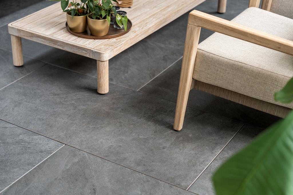 close up dakterras vloer
