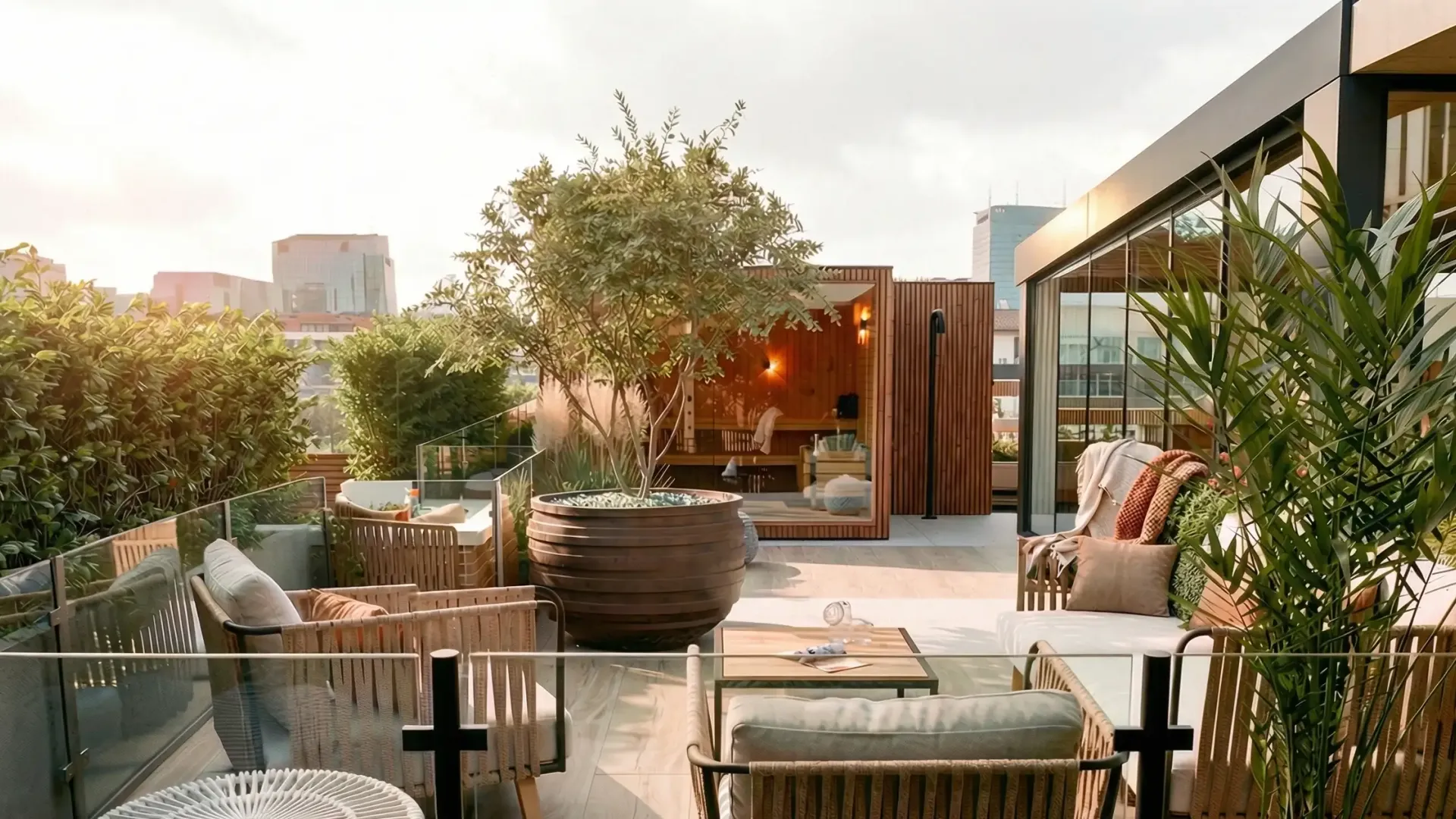 modern dakterras compleet