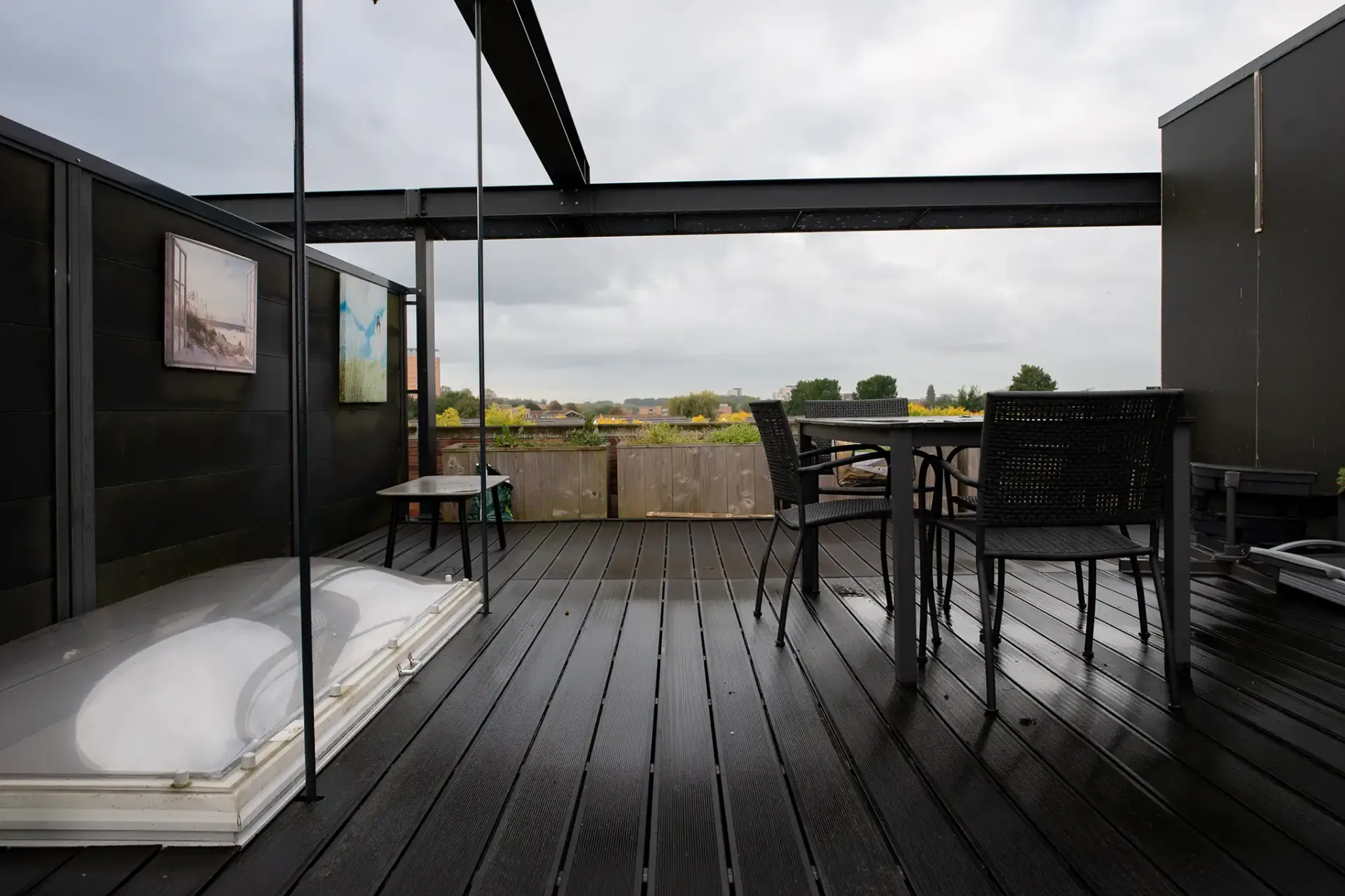 gladde vloer dakterras