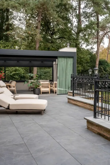 modern dakterras japandi elementen