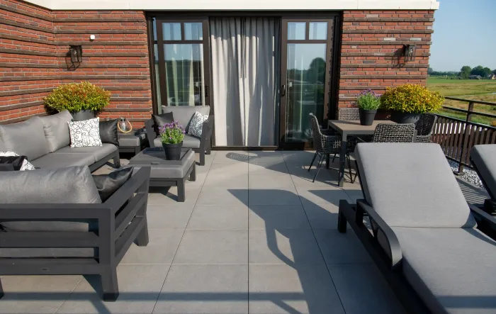 Dakterras bij nieuwbouw in Amersfoort