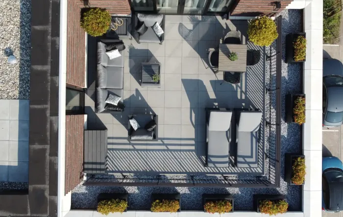 Zo meet u een dakterras of balkon op