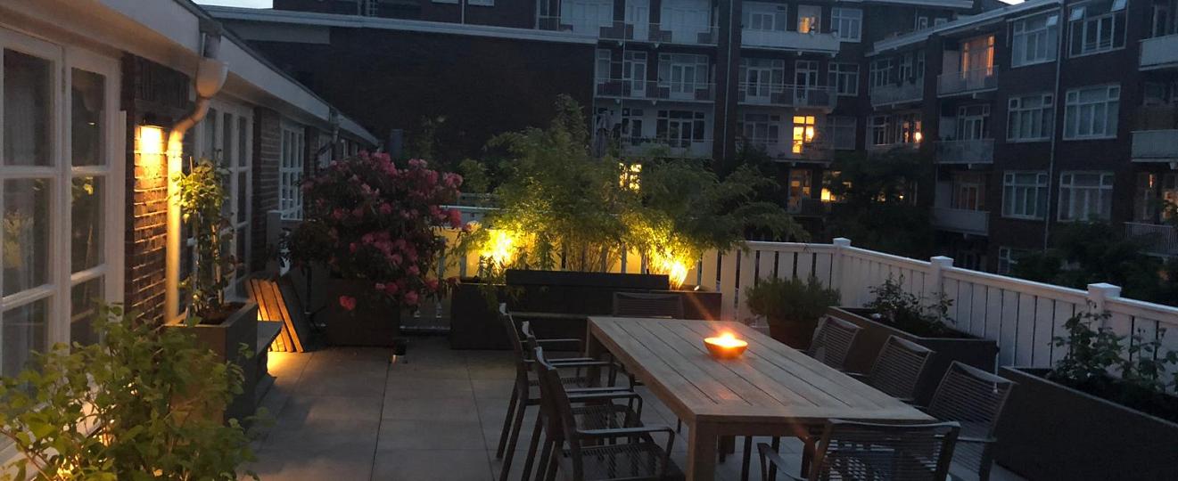 Complete renovatie groot dakterras Amsterdam