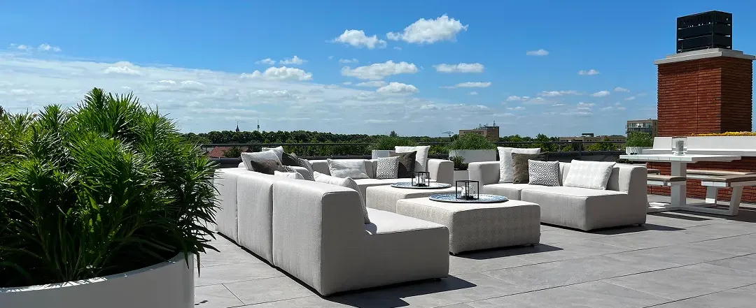 Prachtig luxe dakterras