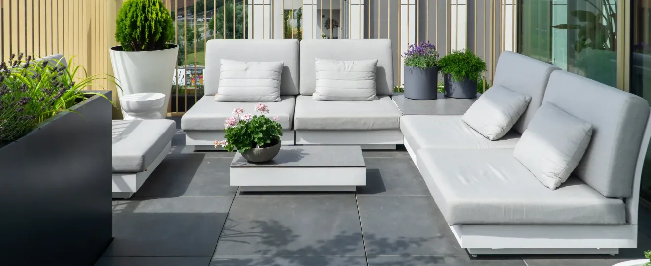 Terras bij penthouse in Utrecht
