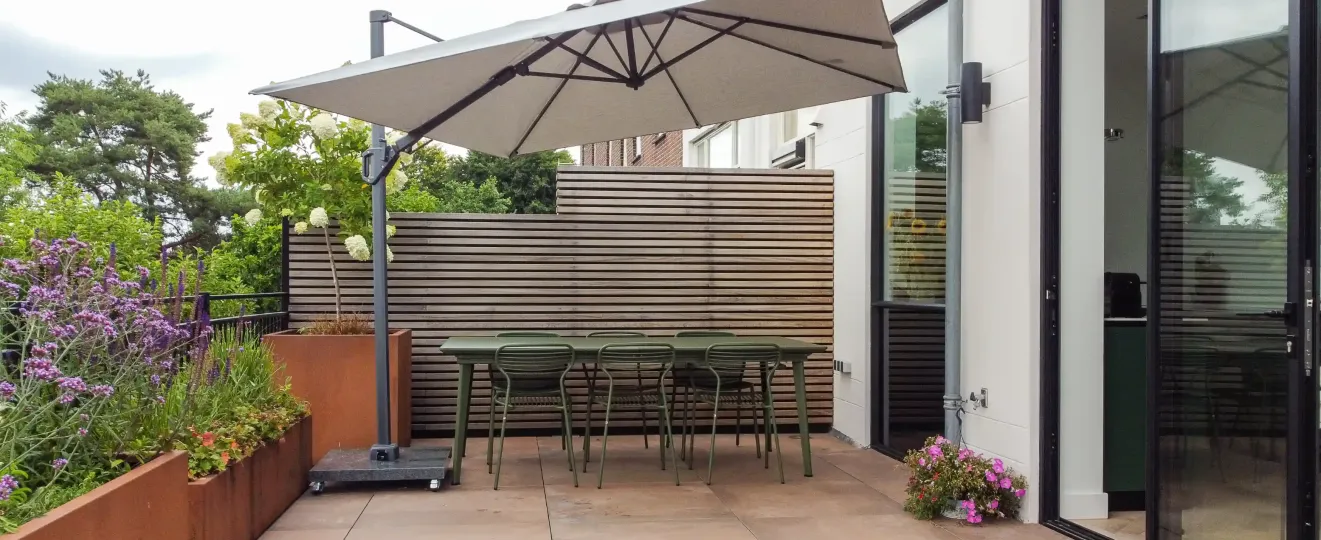 Dakterras met sedumdak in Amersfoort